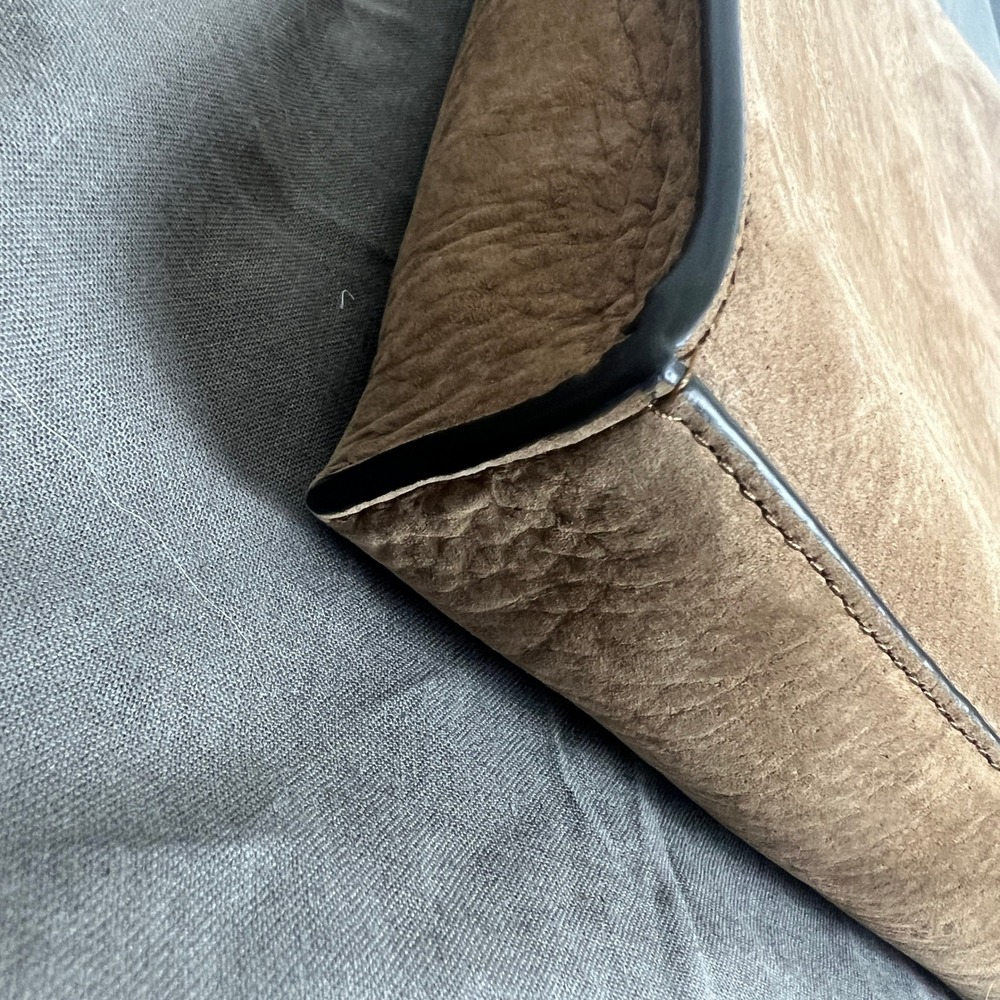 Allsaints All Saints Edbury Oversized Suede Tote Shoulder Bag Purse - Picture 8 of 13